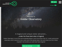 Tablet Screenshot of kielderobservatory.org